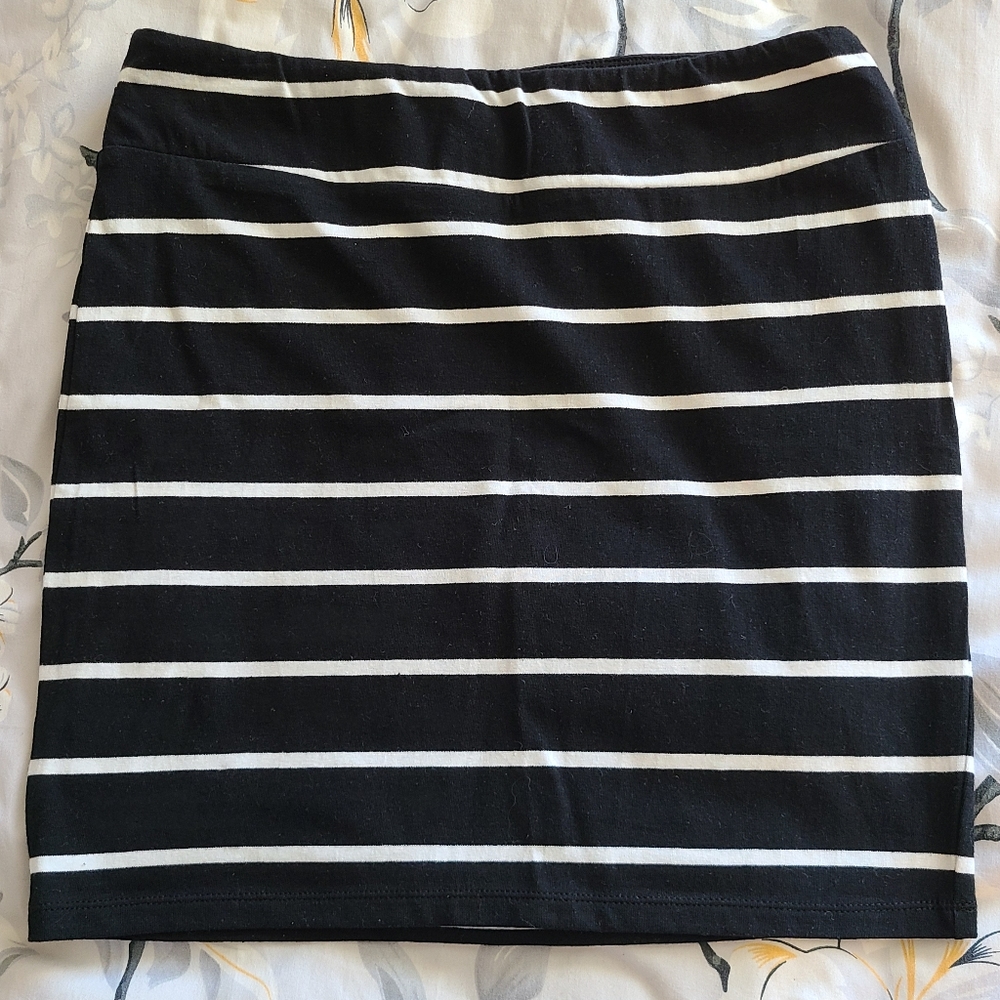 Xhilaration Striped Mini Skirt
